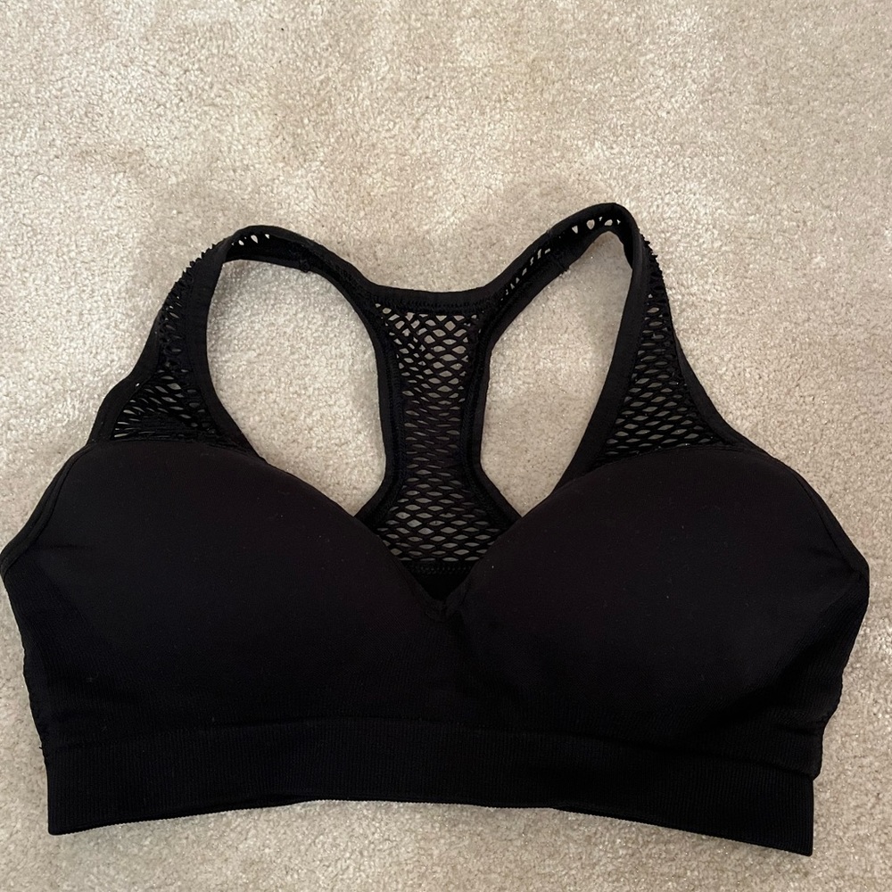 PINK Black Sports Bra S/P